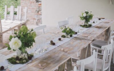 Vintage stůl na svatby a oslavy